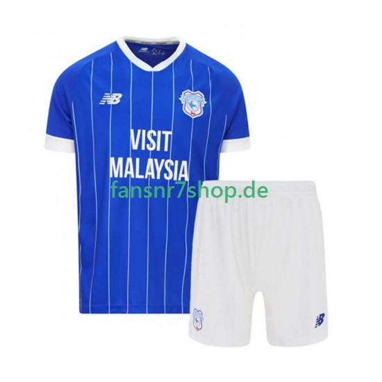Cardiff City fußball trikot Herren Heim 2025-2026 Kurzarm