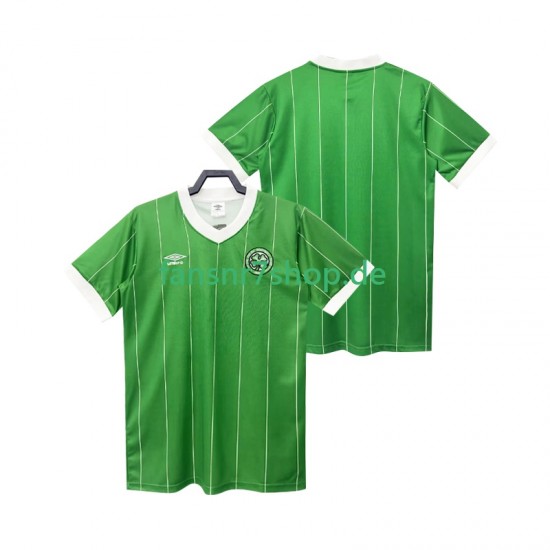 Celtic Glasgow fußball trikot FC 1982 1983 Herren Ausweich Retro Kurzarm