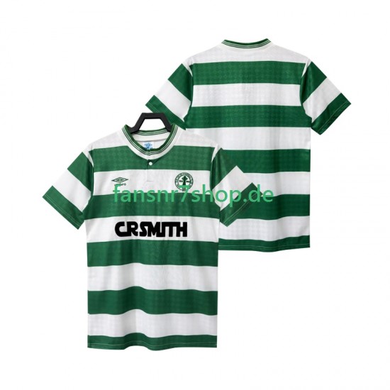 Celtic Glasgow fußball trikot FC 1987 1988 Herren Ausweich Retro Kurzarm