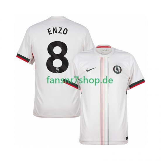 Chelsea fußball trikot Enzo Fernandez 8 Herren Auswärts 2025-2026 Kurzarm