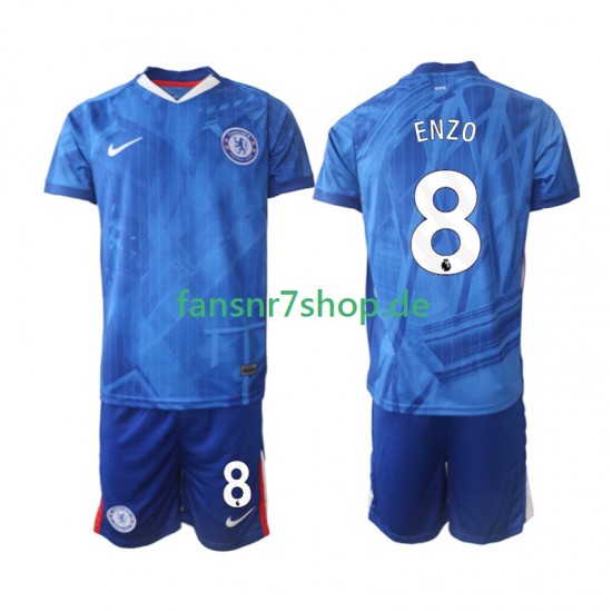 Chelsea fußball trikot Enzo Fernandez 8 Kinder Heim 2025-2026 Kurzarm