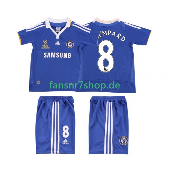 Chelsea fußball trikot LAMPARD 8 2007 Kinder Heim Retro 2008 Kurzarm