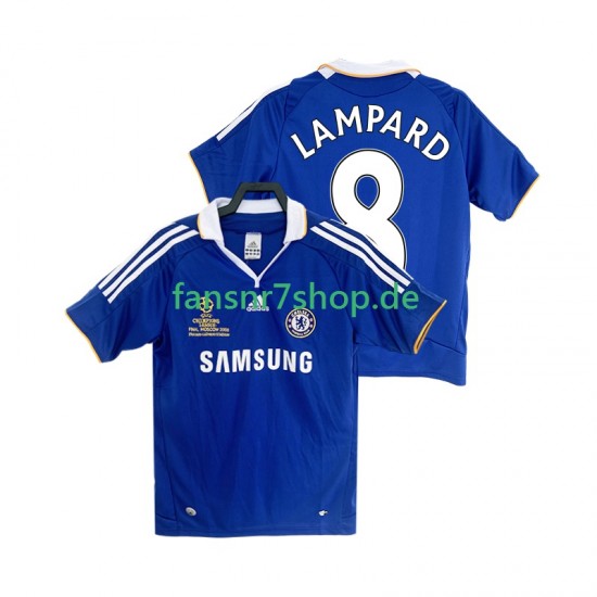 Chelsea fußball trikot LAMPARD 8 2007 Herren Heim Retro 2008 Kurzarm