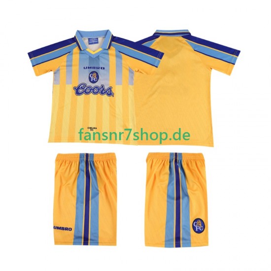 Chelsea fußball trikot 1995 1997 Kinder Auswärts Retro Kurzarm