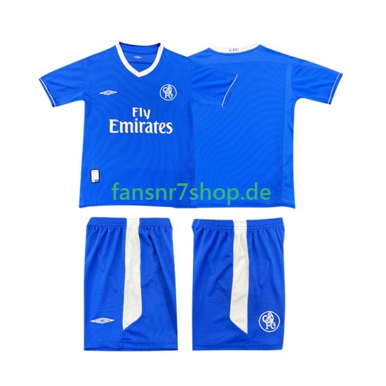 Chelsea fußball trikot 2003 2005 Kinder Heim Retro Kurzarm