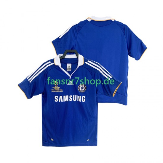 Chelsea fußball trikot 2007 Herren Heim Retro 2008 Kurzarm