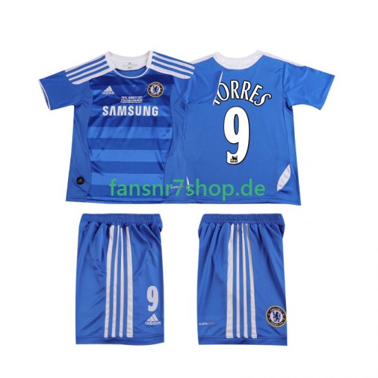 Chelsea fußball trikot Torres 9 2012 Kinder Heim Retro 2011 Kurzarm