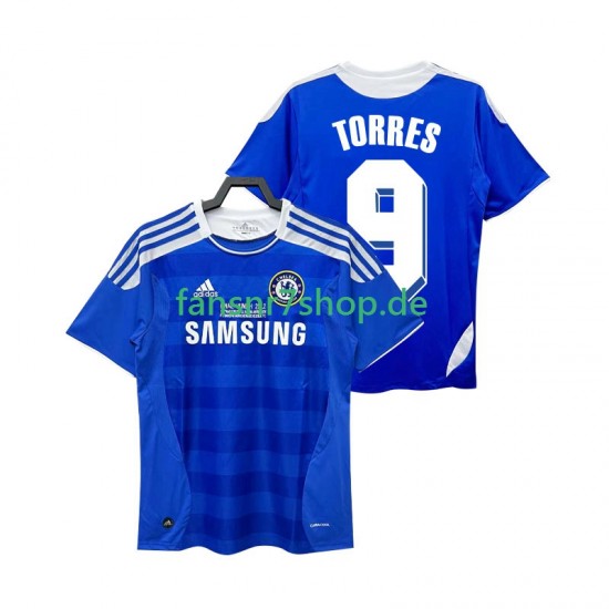 Chelsea fußball trikot Torres 9 2012 Herren Heim Retro 2011 Kurzarm