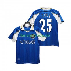 Chelsea fußball trikot ZOLA 25 1997 Herren Heim Retro 1999 Kurzarm Chelsea fußball trikot ZOLA 25 1997 Herren Heim Retro 1999 Kurzarm