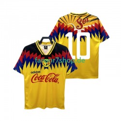Club América fußball trikot 10 1995 Herren Heim Retro Kurzarm