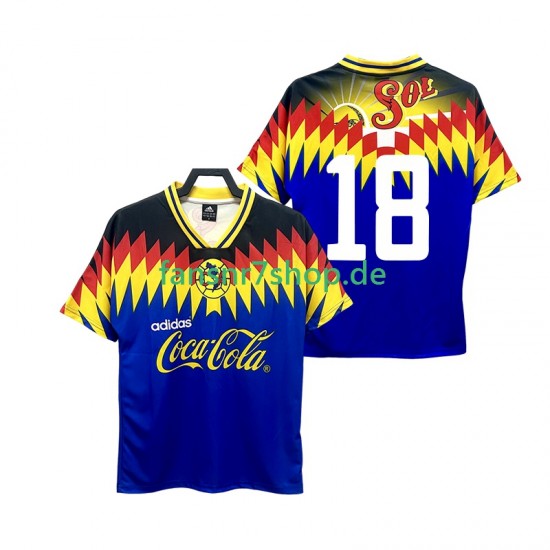 Club América fußball trikot 18 1995 Herren Auswärts Retro Kurzarm