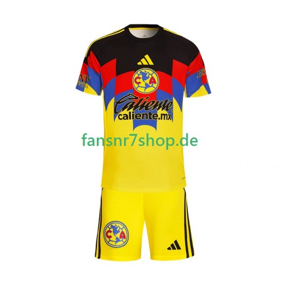 Club América fußball trikot Kinder Heim 2025-2026 Kurzarm