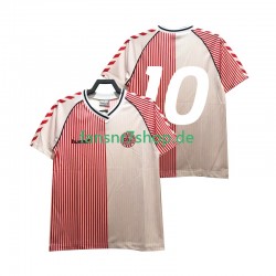 Dänemark fußball trikot 1986 Herren Heim Retro Kurzarm Dänemark fußball trikot 1986 Herren Heim Retro Kurzarm