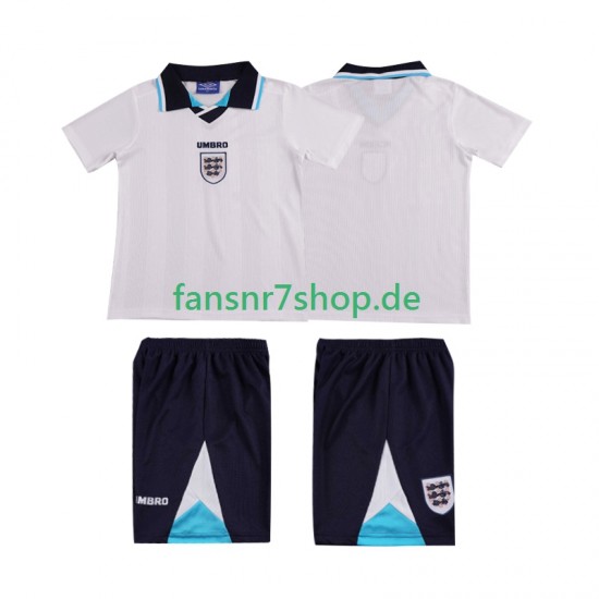 England fußball trikot 1996 Kinder Heim Retro Kurzarm
