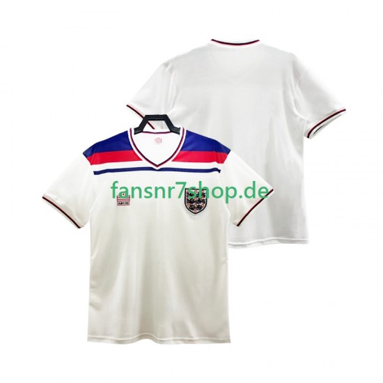 England fußball trikot 1982 Herren Heim Retro Kurzarm