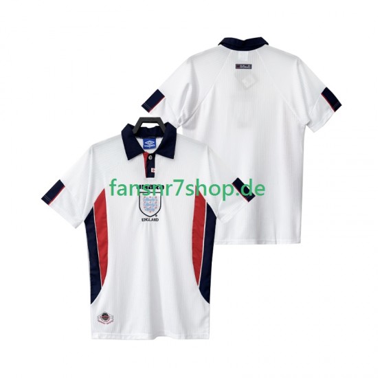 England fußball trikot 1998 Herren Heim Retro Kurzarm
