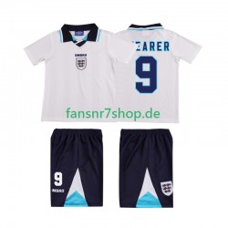 England fußball trikot SHEARER 9 1996 Kinder Heim Retro Kurzarm