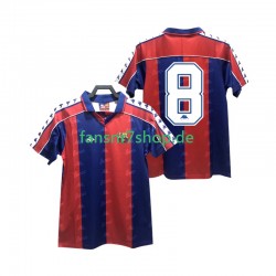 FC Barcelona fußball trikot 8 1992 1995 Herren Heim Retro Kurzarm