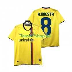 FC Barcelona fußball trikot A INIESTA 8 2009 Herren Auswärts Retro 2008 Kurzarm