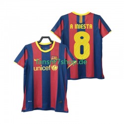 FC Barcelona fußball trikot A INIESTA 8 Herren Heim Retro 2011 2010 Kurzarm