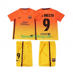 FC Barcelona fußball trikot A INIESTA 9 2012 2013 Kinder Auswärts Retro Kurzarm