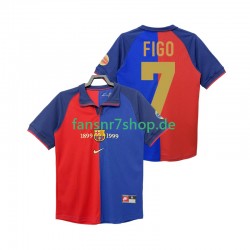 FC Barcelona fußball trikot FIGO 7 2000 Herren Heim Retro 1990 Kurzarm