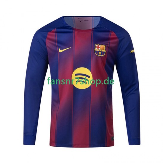 FC Barcelona fußball trikot Herren Heim 2025-2026 Langarm
