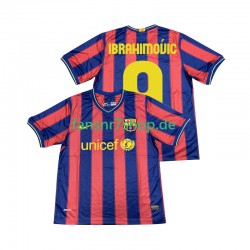 FC Barcelona fußball trikot Ibrahimovic 9 2009 Herren Heim Retro 2010 Kurzarm