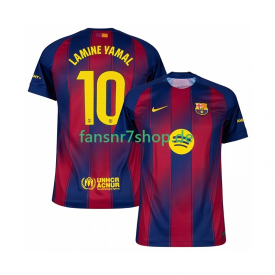 FC Barcelona fußball trikot Lamine Yamal 10 Herren Heim 2025-2026 Kurzarm
