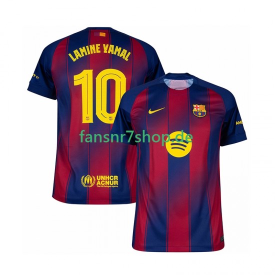 FC Barcelona fußball trikot Lamine Yamal 10 Champions League Herren Heim 2025-2026 Kurzarm