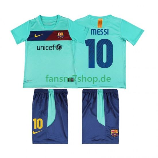 FC Barcelona fußball trikot Lionel Messi 10 Kinder Auswärts Retro 2011 2010 Kurzarm