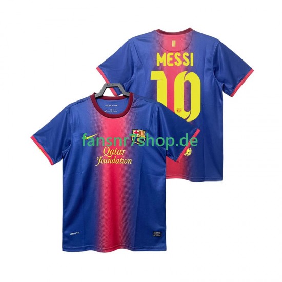 FC Barcelona fußball trikot Lionel Messi 10 2012 2013 Herren Heim Retro Kurzarm