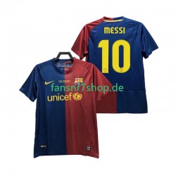 FC Barcelona fußball trikot Lionel Messi 10 Champions League 2009 Herren Heim Retro 2008 Kurzarm