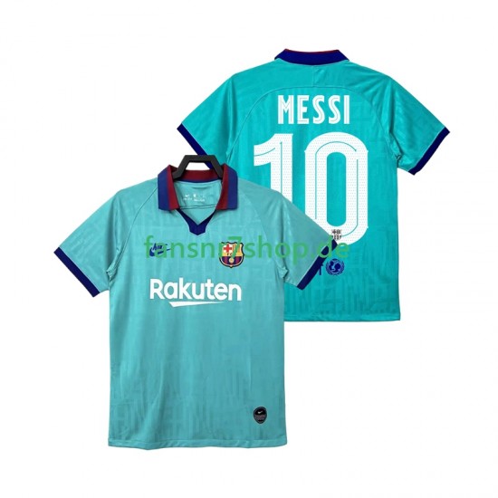 FC Barcelona fußball trikot Lionel Messi 10 2019 2020 Herren Ausweich Retro Kurzarm