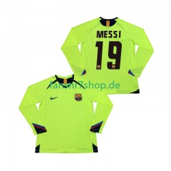 FC Barcelona fußball trikot Lionel Messi 19 2005 Herren Auswärts Retro 2006 Langarm
