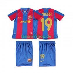 FC Barcelona fußball trikot Lionel Messi 19 2007 Kinder Heim Retro 2008 Kurzarm