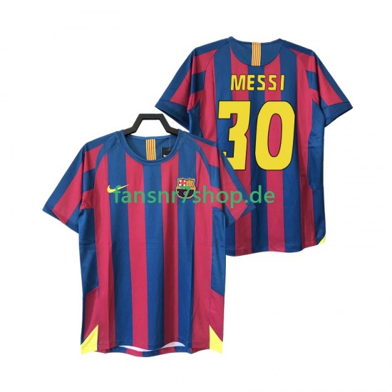 FC Barcelona fußball trikot Lionel Messi 30 2005 Herren Heim Retro 2006 Kurzarm