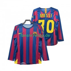 FC Barcelona fußball trikot Lionel Messi 30 Champions League 2005 Herren Heim Retro 2006 Langarm