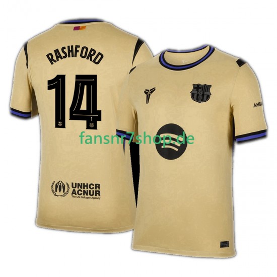 FC Barcelona fußball trikot Marcus Rashford 14 UCL Herren Auswärts 2025-2026 Kurzarm