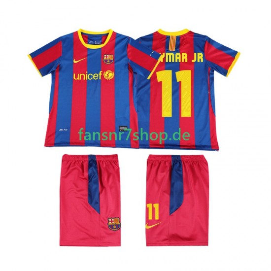 FC Barcelona fußball trikot Neymar JR 11 Kinder Heim Retro 2011 2010 Kurzarm