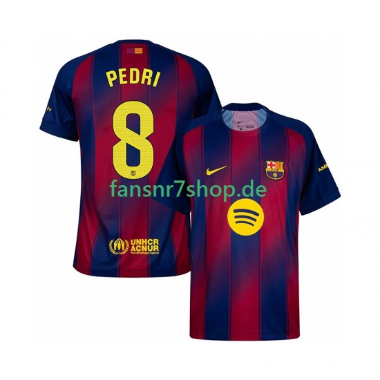 FC Barcelona fußball trikot Pedri 8 Herren Heim 2025-2026 Kurzarm