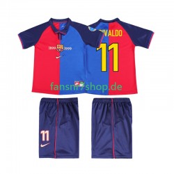 FC Barcelona fußball trikot RIVALDO 11 2000 Kinder Heim Retro 1999 Kurzarm