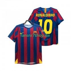 FC Barcelona fußball trikot RONALDINHO 10 Champions League 2005 Herren Heim Retro 2006 Kurzarm