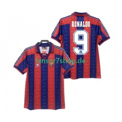 FC Barcelona fußball trikot RONALDO 9 1996 1997 Herren Heim Retro Kurzarm
