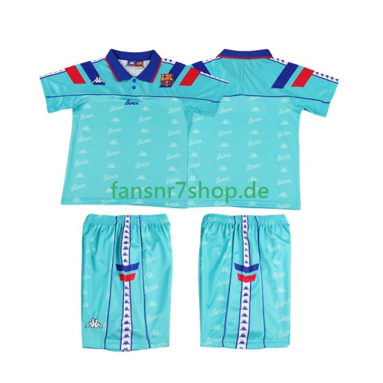 FC Barcelona fußball trikot 1992 1995 Kinder Auswärts Retro Kurzarm
