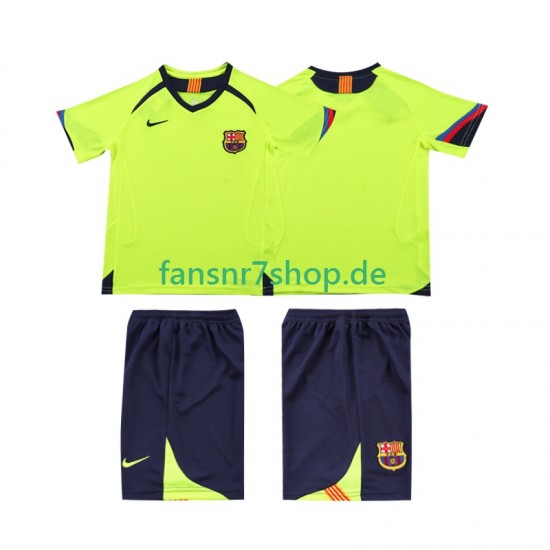 FC Barcelona fußball trikot 2005 Kinder Auswärts Retro 2006 Kurzarm