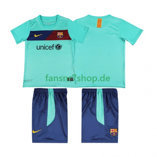 FC Barcelona fußball trikot Kinder Auswärts Retro 2011 2010 Kurzarm
