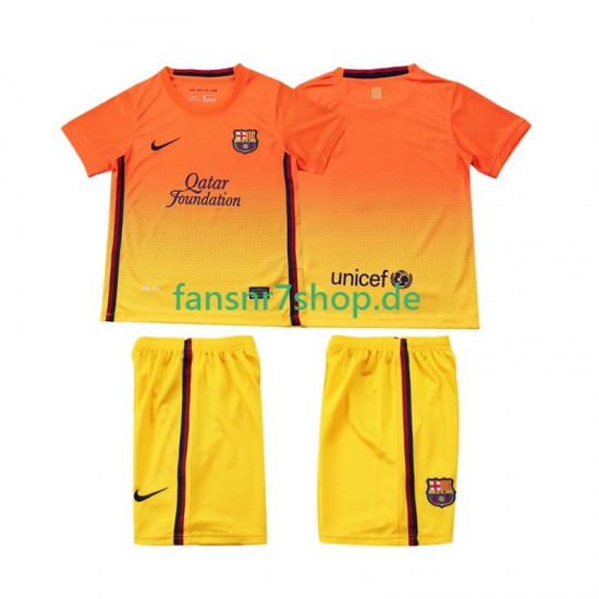 FC Barcelona fußball trikot 2012 2013 Kinder Auswärts Retro Kurzarm