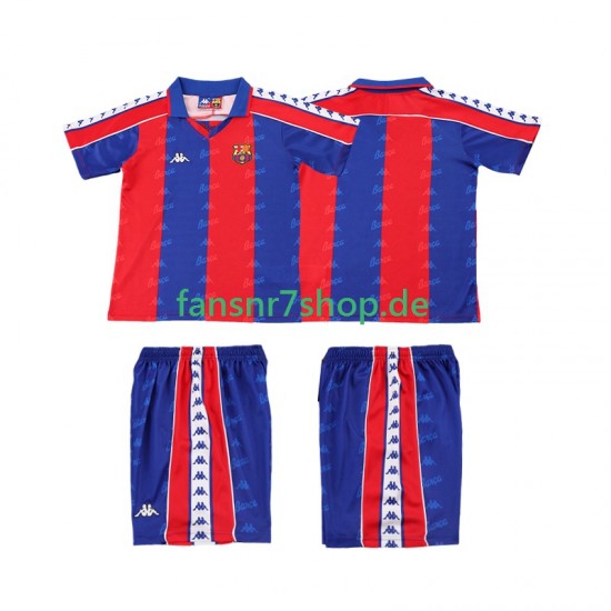 FC Barcelona fußball trikot 1992 1995 Kinder Heim Retro Kurzarm