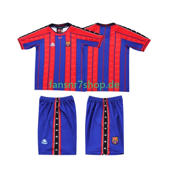 FC Barcelona fußball trikot 1997 1998 Kinder Heim Retro Kurzarm